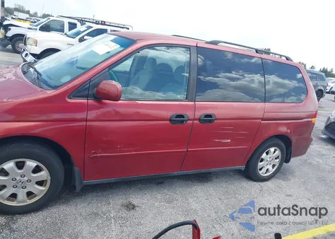 2004 Honda Odyssey Ex из США, поврежденный, VIN 5FNRL186X4B148550